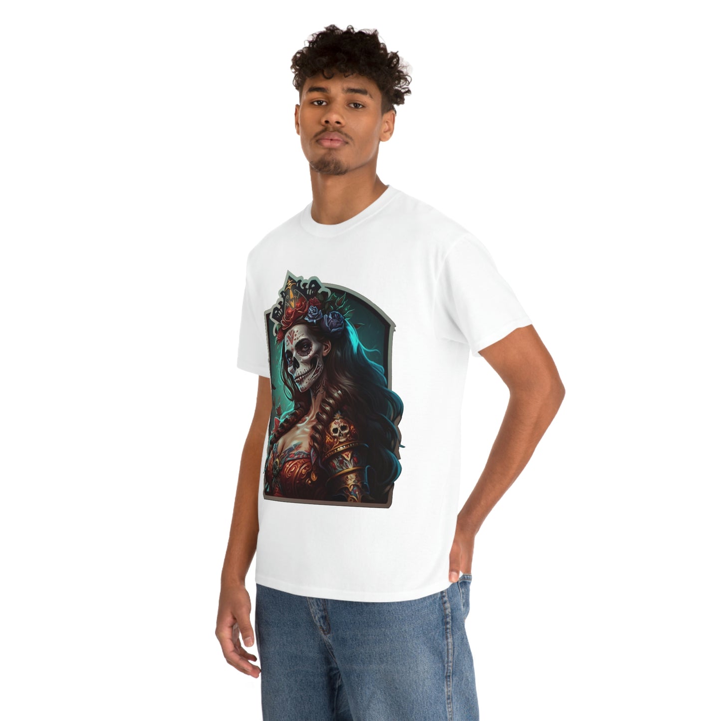 Day Of the Dead - Lady Maria - Unisex Heavy Cotton Tee 34038