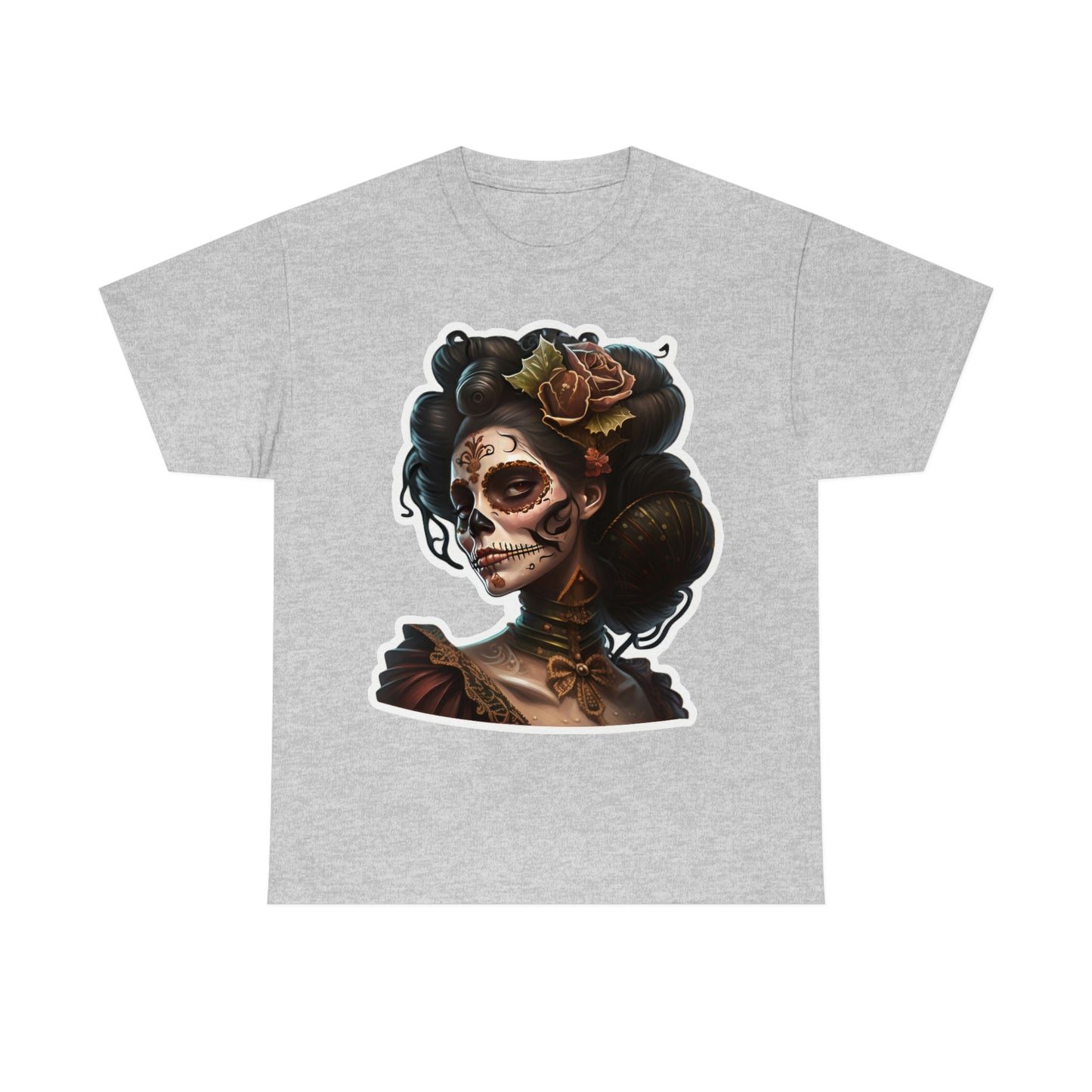 Day Of the Dead - Undead Lady - Unisex Heavy Cotton Tee 34023