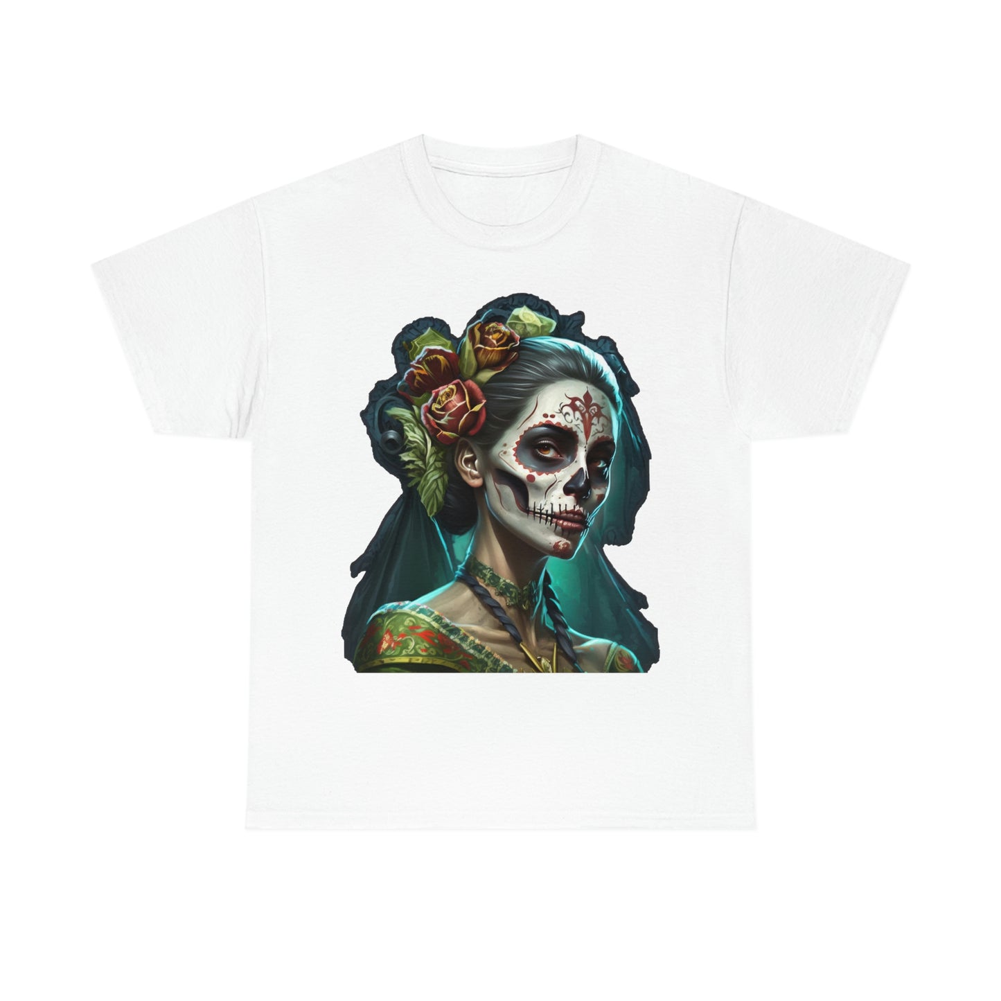 Day Of the Dead - Lady with Strife - Unisex Heavy Cotton Tee 34037