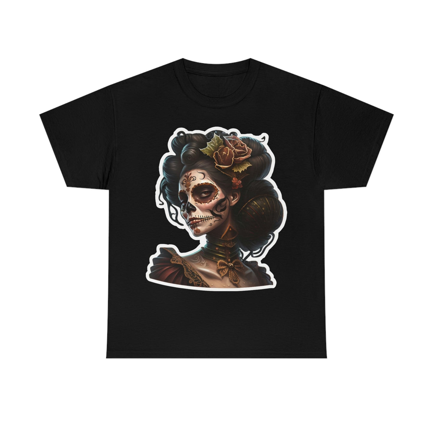 Day Of the Dead - Undead Lady - Unisex Heavy Cotton Tee 34023