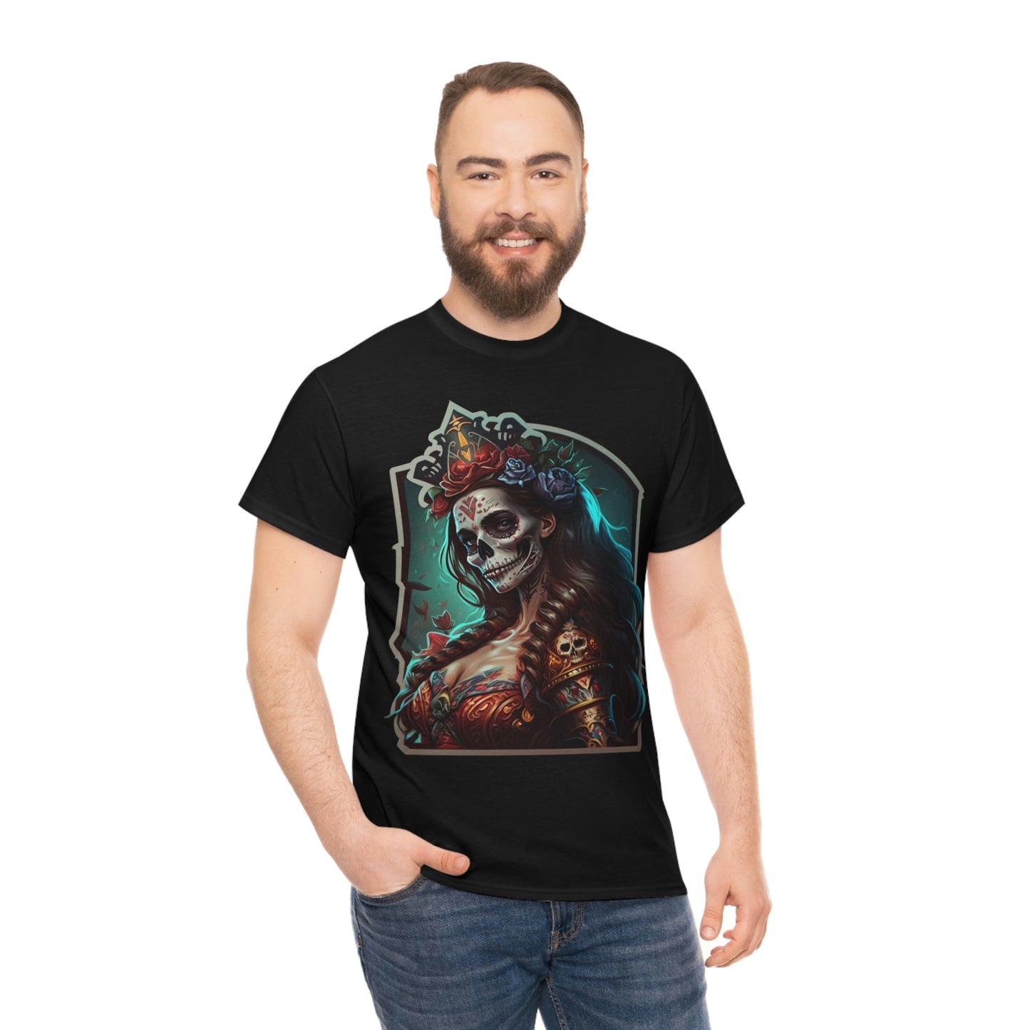Day Of the Dead - Lady Maria - Unisex Heavy Cotton Tee 34038