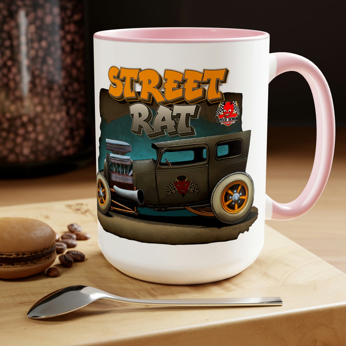1929 Model T Rat Rod - Speed Demon Hot Rod Shop Accent Coffee Mug 15oz C35502