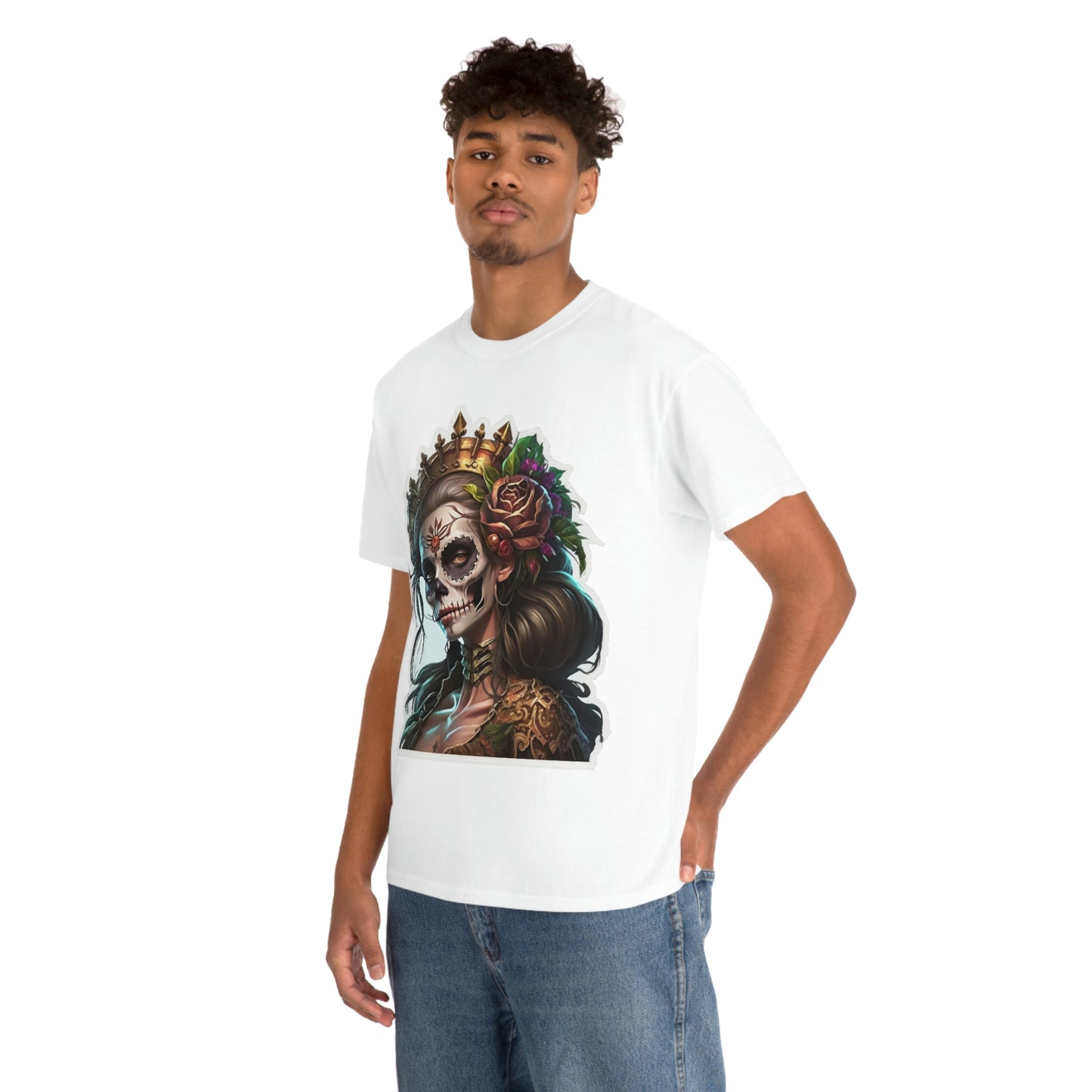 Day Of the Dead - Lady of the Rose - Unisex Heavy Cotton Tee 34035