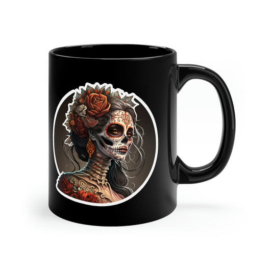 Day Of the Dead - Lady Death - Unisex Heavy Cotton Tee - 11oz Black Mug 34024
