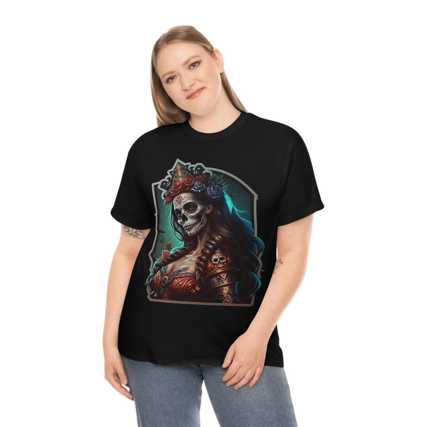 Day Of the Dead - Lady Maria - Unisex Heavy Cotton Tee 34038