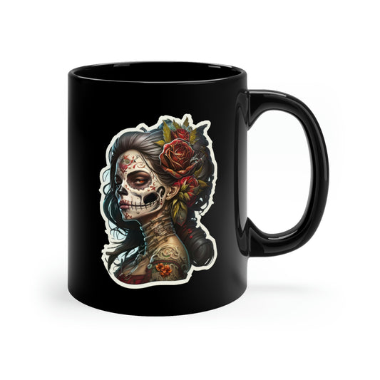 Day Of the Dead - Mistress of Death - Unisex Heavy Cotton Tee - 11oz Black Mug 34022
