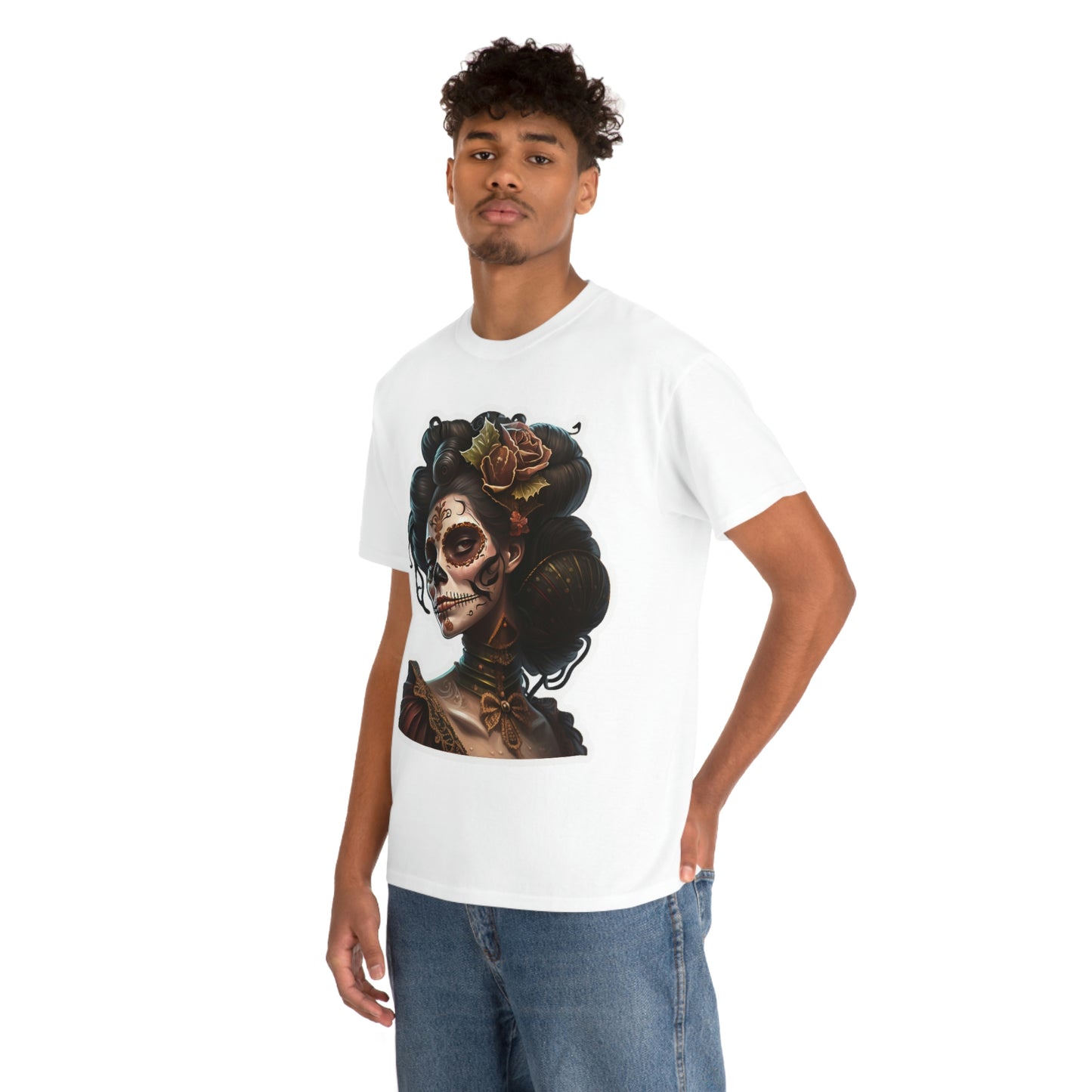 Day Of the Dead - Undead Lady - Unisex Heavy Cotton Tee 34023