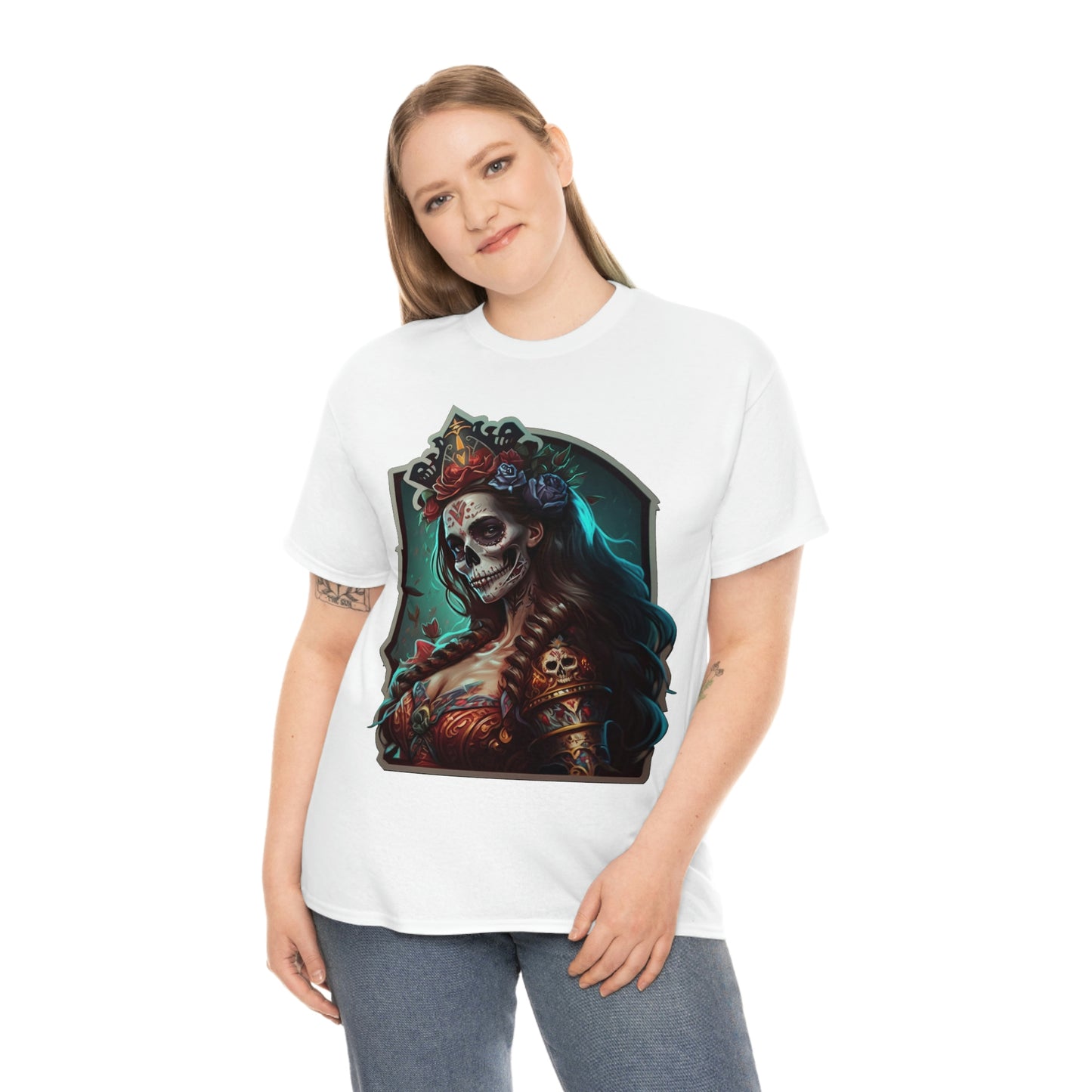 Day Of the Dead - Lady Maria - Unisex Heavy Cotton Tee 34038