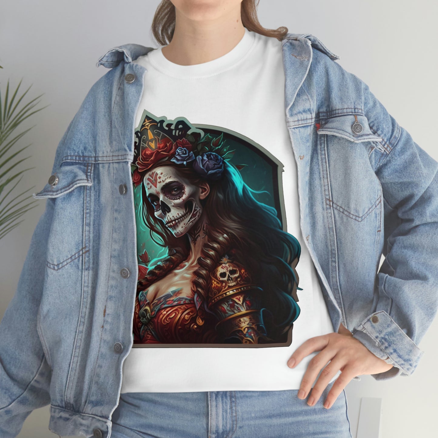 Day Of the Dead - Lady Maria - Unisex Heavy Cotton Tee 34038