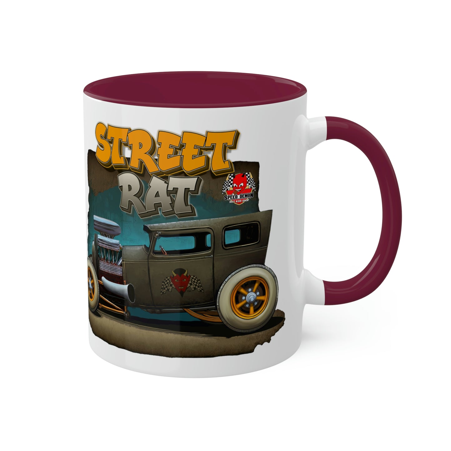 1929 Model T Rat Rod - Speed Demon Hot Rod Shop Accent Coffee Mug 11oz C35502