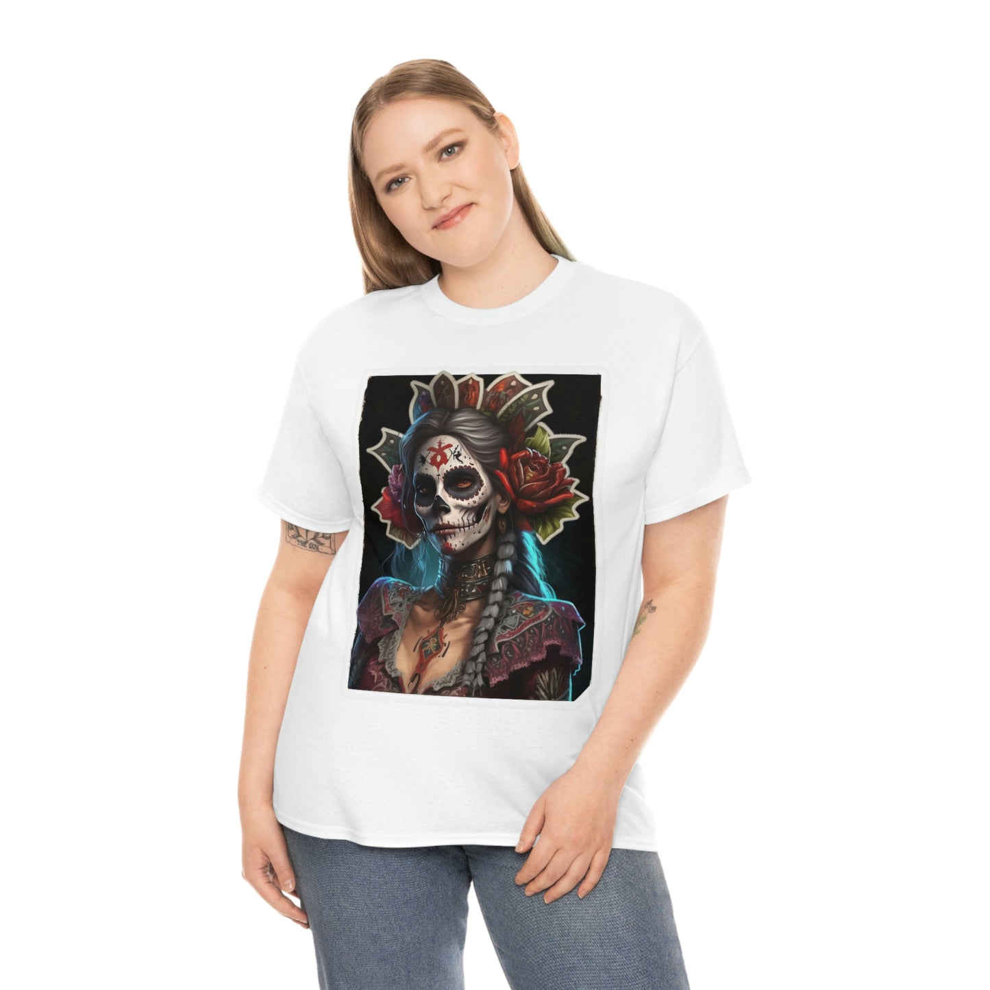 Day Of the Dead - Deadly Lady - Unisex Heavy Cotton Tee 34025