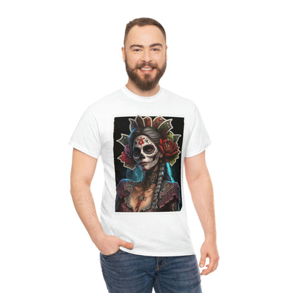 Day Of the Dead - Deadly Lady - Unisex Heavy Cotton Tee 34025