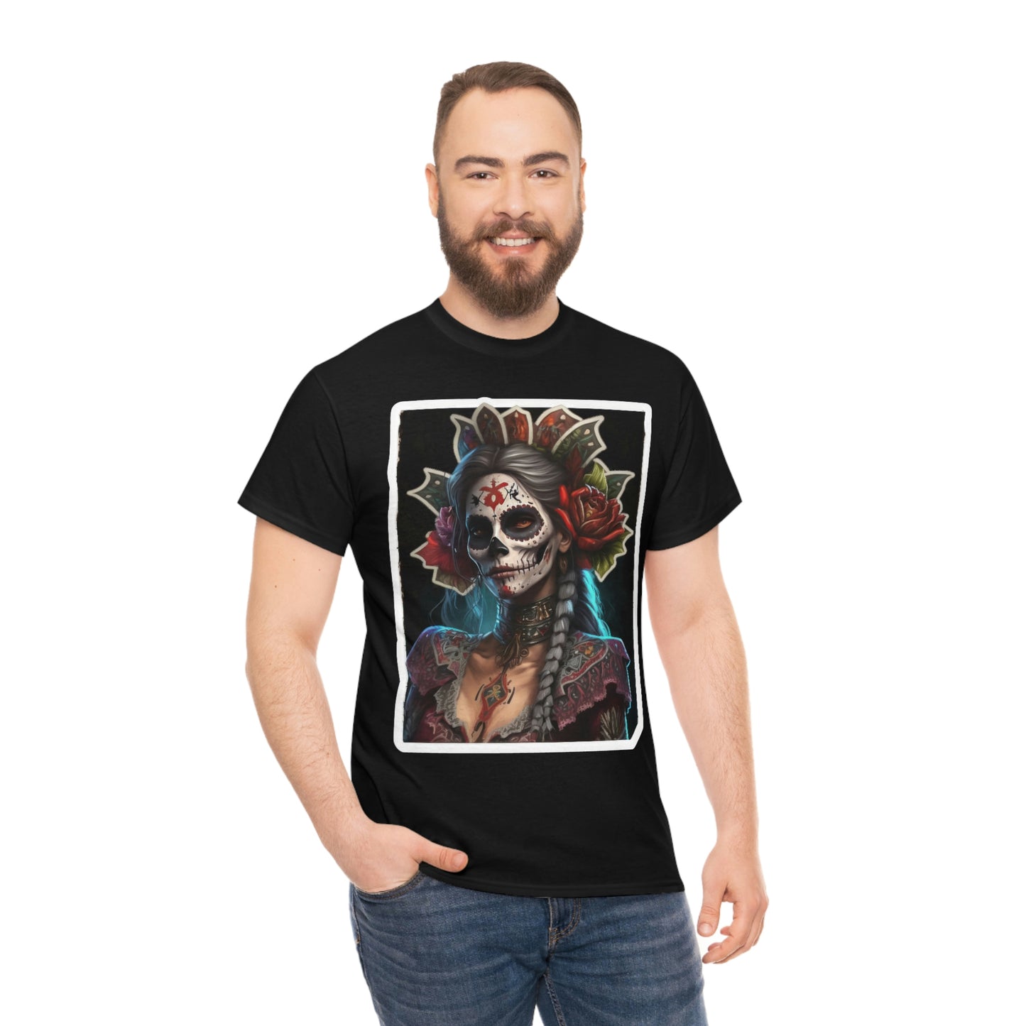 Day Of the Dead - Deadly Lady - Unisex Heavy Cotton Tee 34025