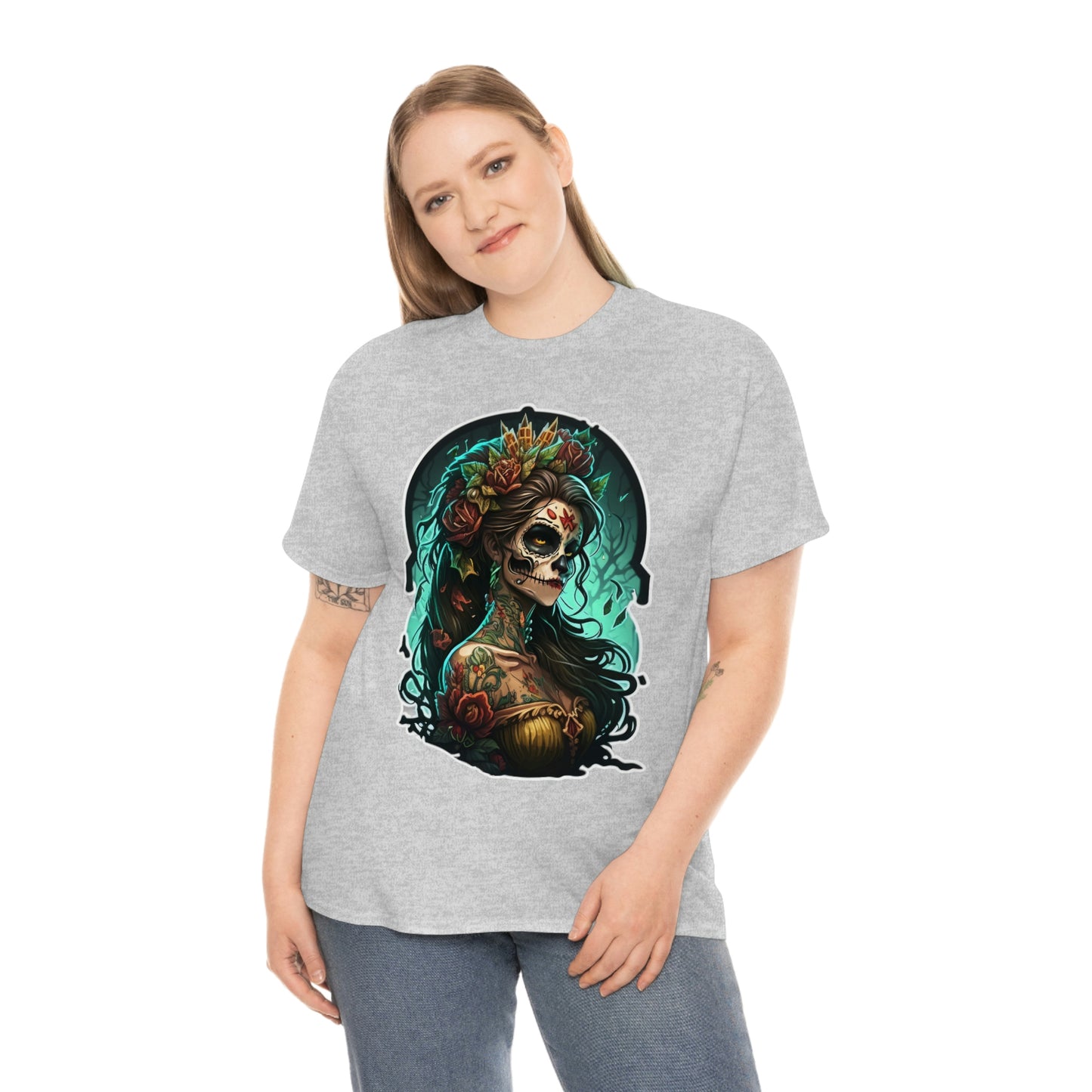 Day Of the Dead - Queen of Death - Unisex Heavy Cotton Tee 34027