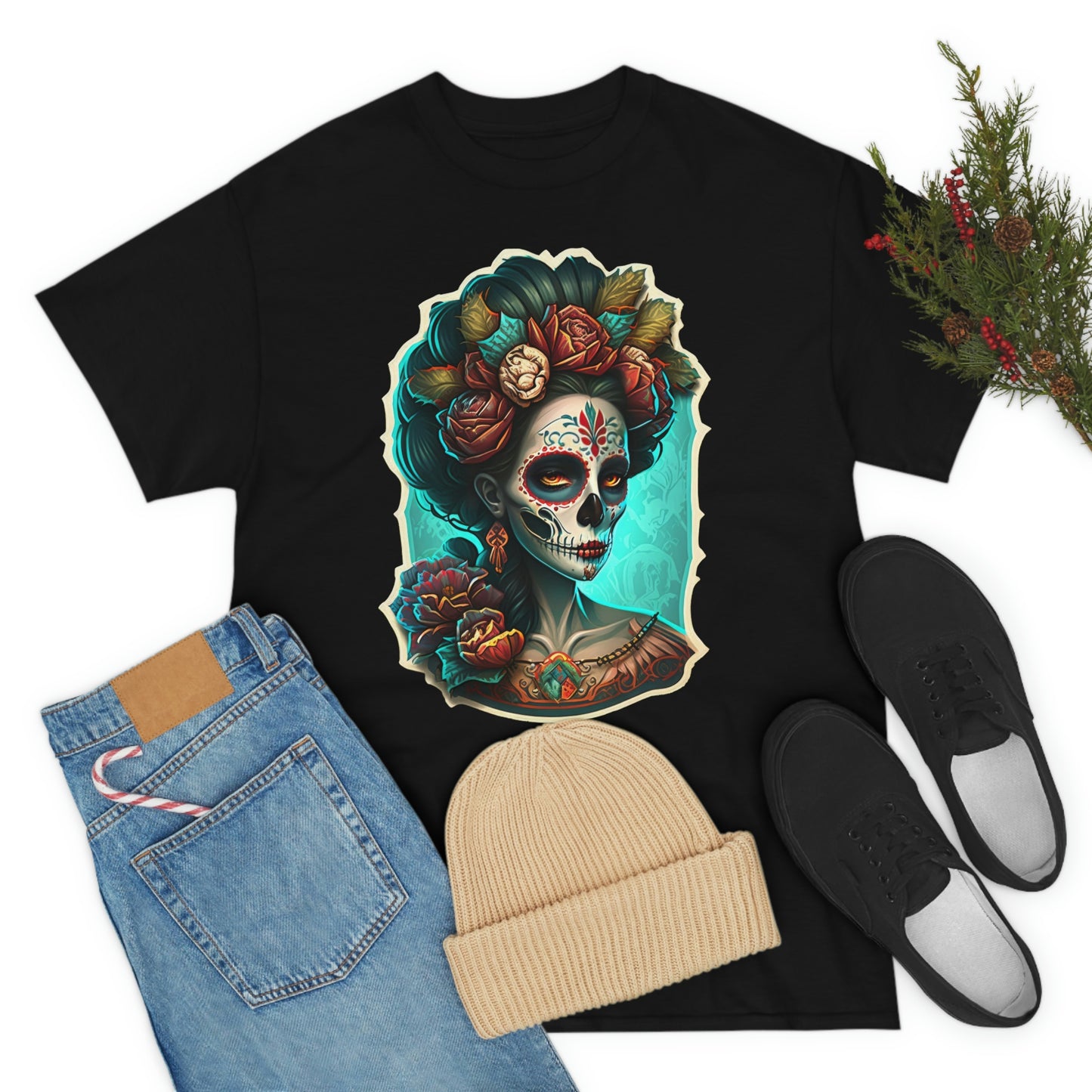 Day Of the Dead - Princess of the Undead - Unisex Heavy Cotton Tee 34028