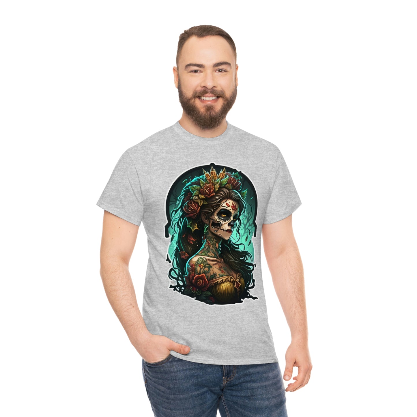 Day Of the Dead - Queen of Death - Unisex Heavy Cotton Tee 34027