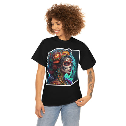 Day Of the Dead - Princess of Virtue - Unisex Heavy Cotton Tee 34036