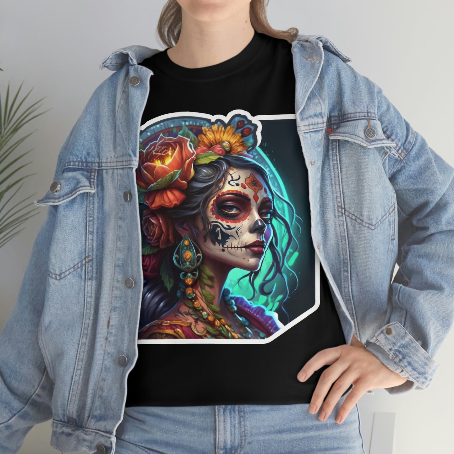 Day Of the Dead - Princess of Virtue - Unisex Heavy Cotton Tee 34036