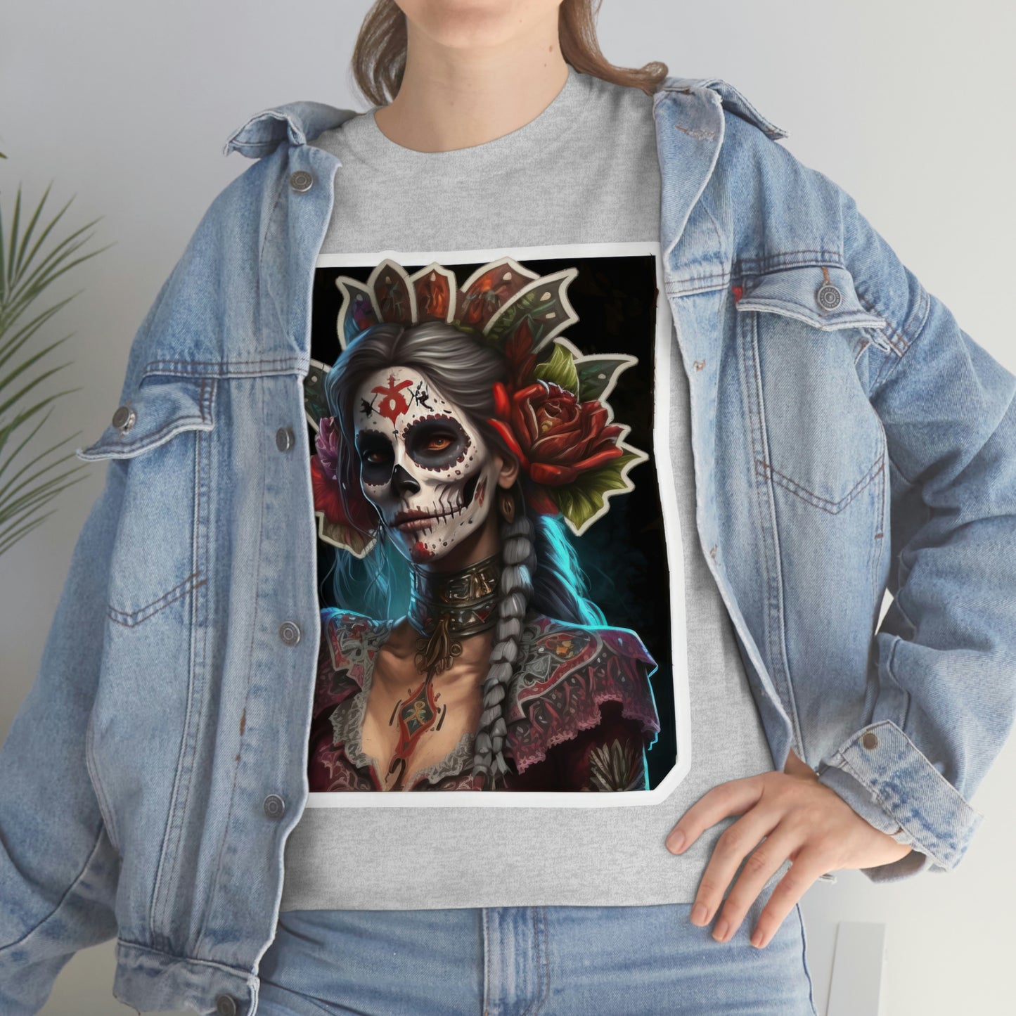 Day Of the Dead - Deadly Lady - Unisex Heavy Cotton Tee 34025