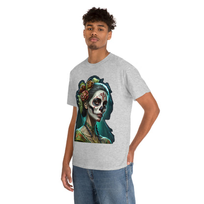 Day Of the Dead - Lady with Strife - Unisex Heavy Cotton Tee 34037