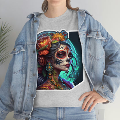 Day Of the Dead - Princess of Virtue - Unisex Heavy Cotton Tee 34036