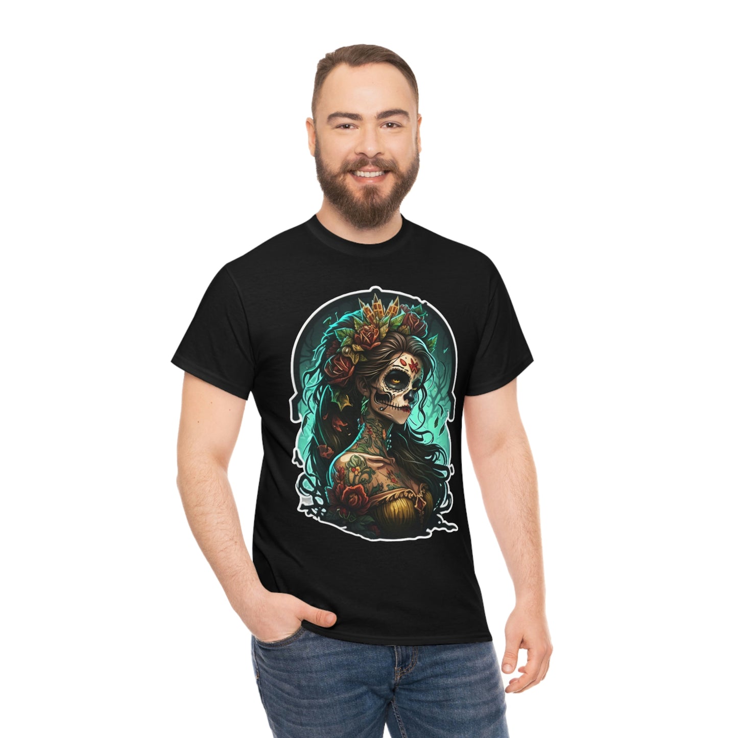 Day Of the Dead - Queen of Death - Unisex Heavy Cotton Tee 34027