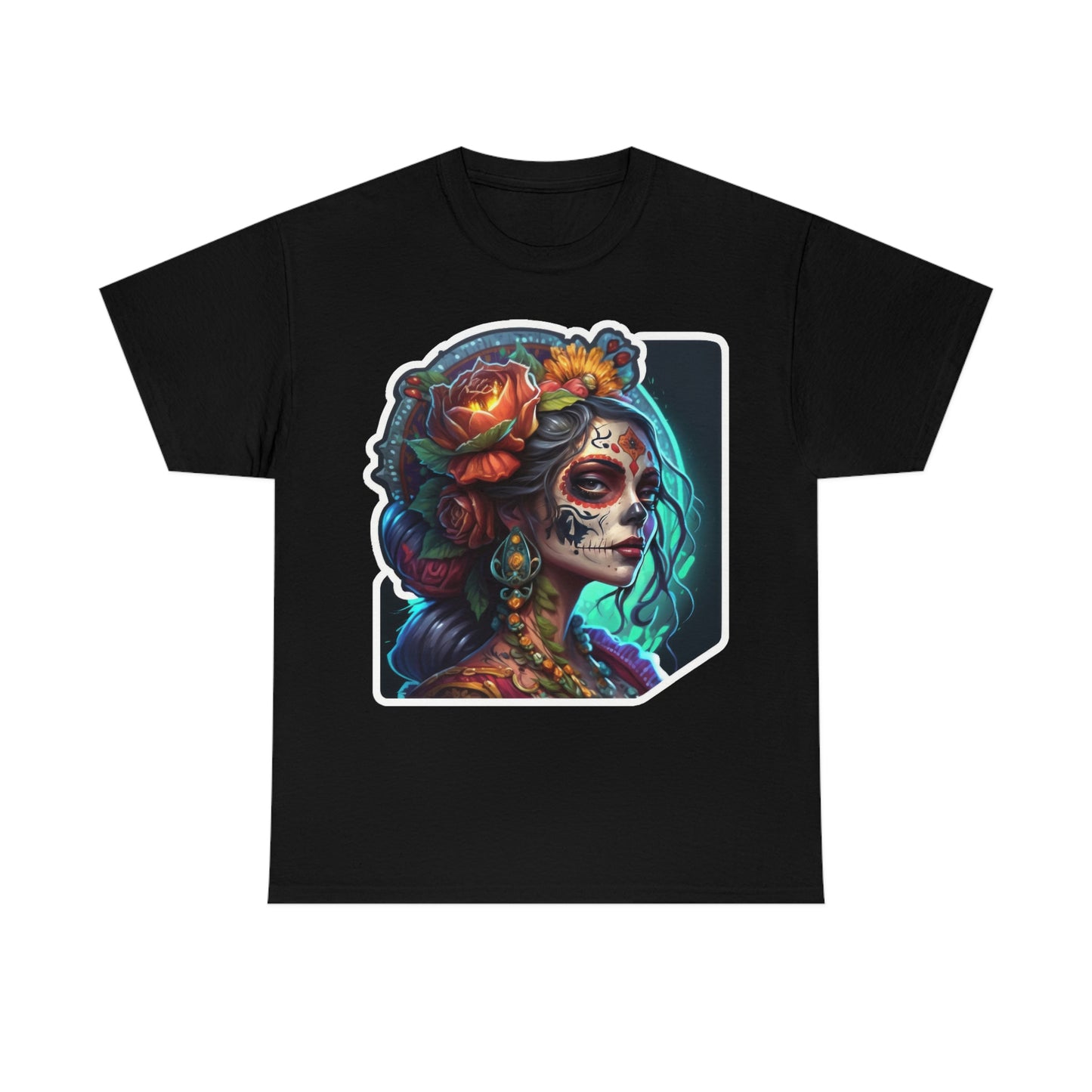 Day Of the Dead - Princess of Virtue - Unisex Heavy Cotton Tee 34036