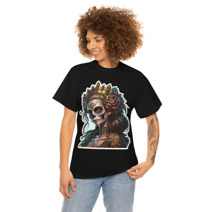 Day Of the Dead - Lady of the Rose - Unisex Heavy Cotton Tee 34035