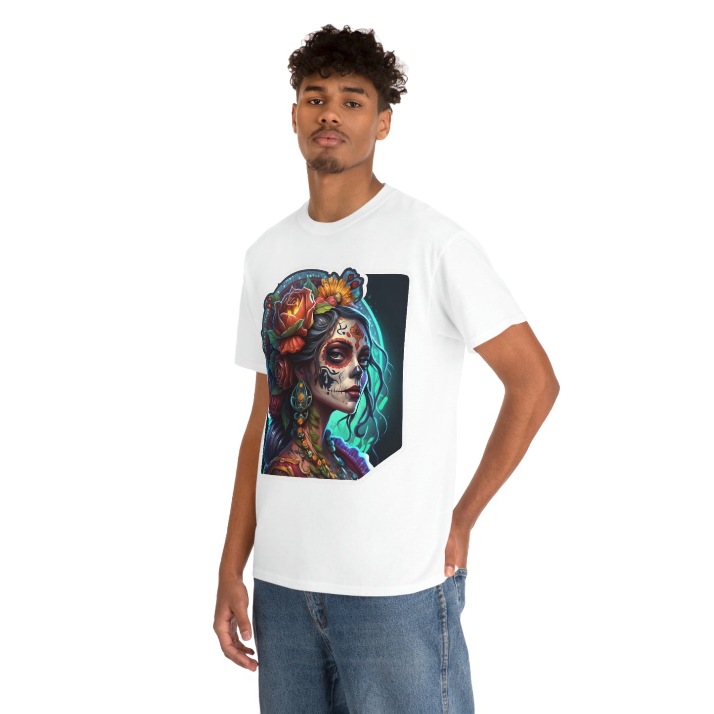 Day Of the Dead - Princess of Virtue - Unisex Heavy Cotton Tee 34036