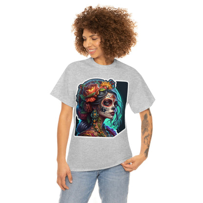 Day Of the Dead - Princess of Virtue - Unisex Heavy Cotton Tee 34036