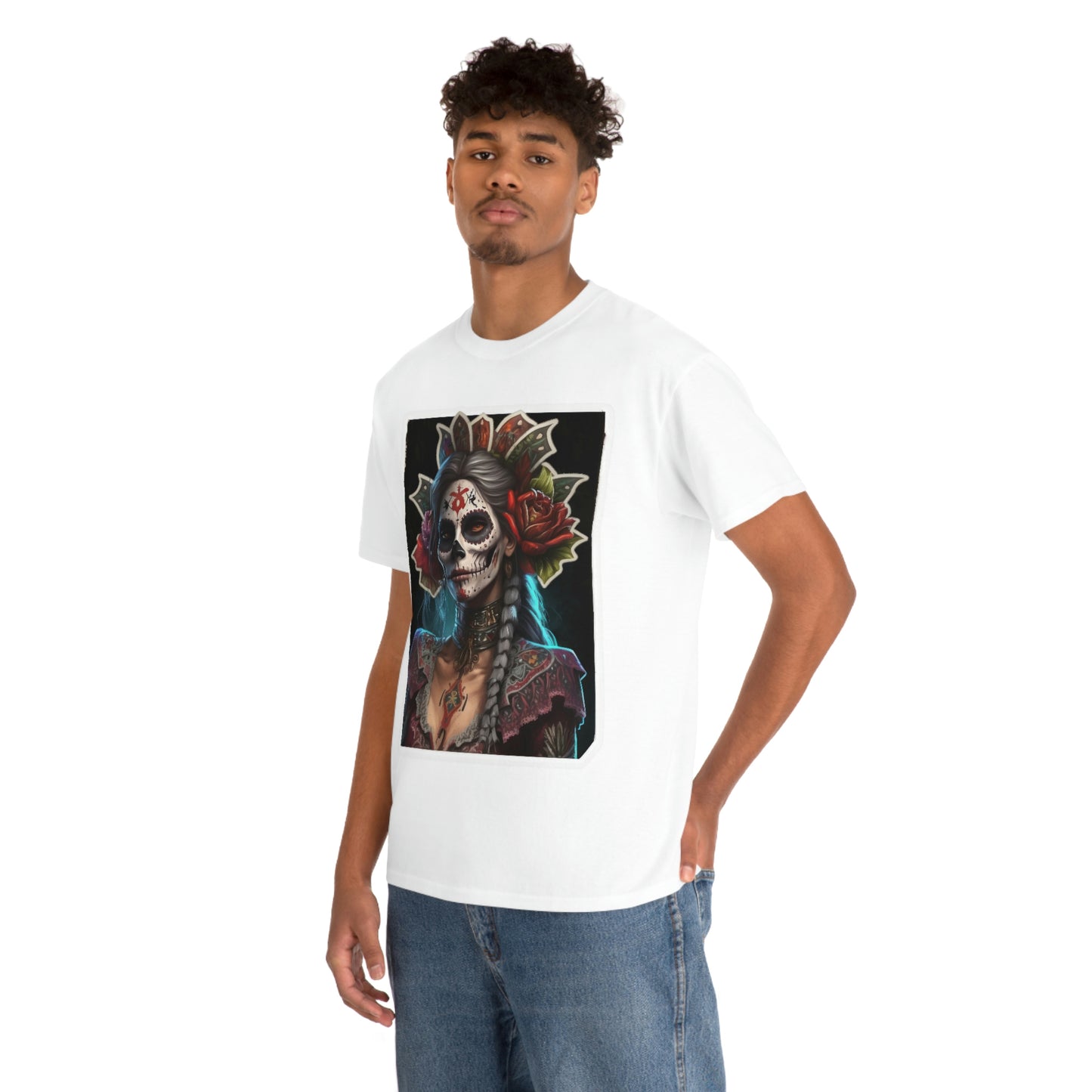 Day Of the Dead - Deadly Lady - Unisex Heavy Cotton Tee 34025