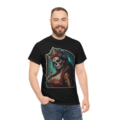 Day Of the Dead - Lady  Maria - Unisex Heavy Cotton Tee 34038