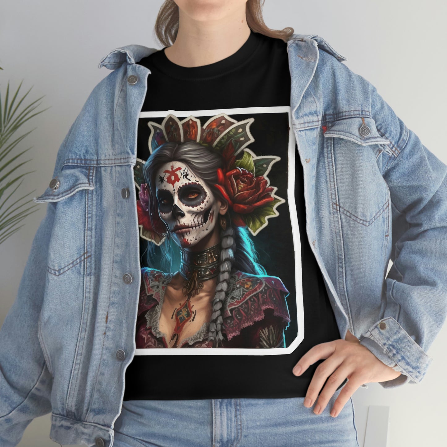 Day Of the Dead - Deadly Lady - Unisex Heavy Cotton Tee 34025