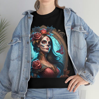 Day Of the Dead - Butterflies - Unisex Heavy Cotton Tee 34043