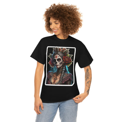 Day Of the Dead - Deadly Lady - Unisex Heavy Cotton Tee 34025