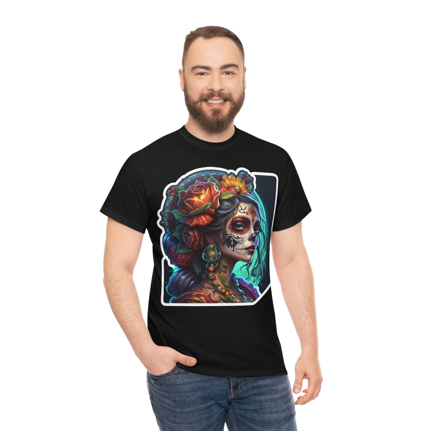 Day Of the Dead - Princess of Virtue - Unisex Heavy Cotton Tee 34036