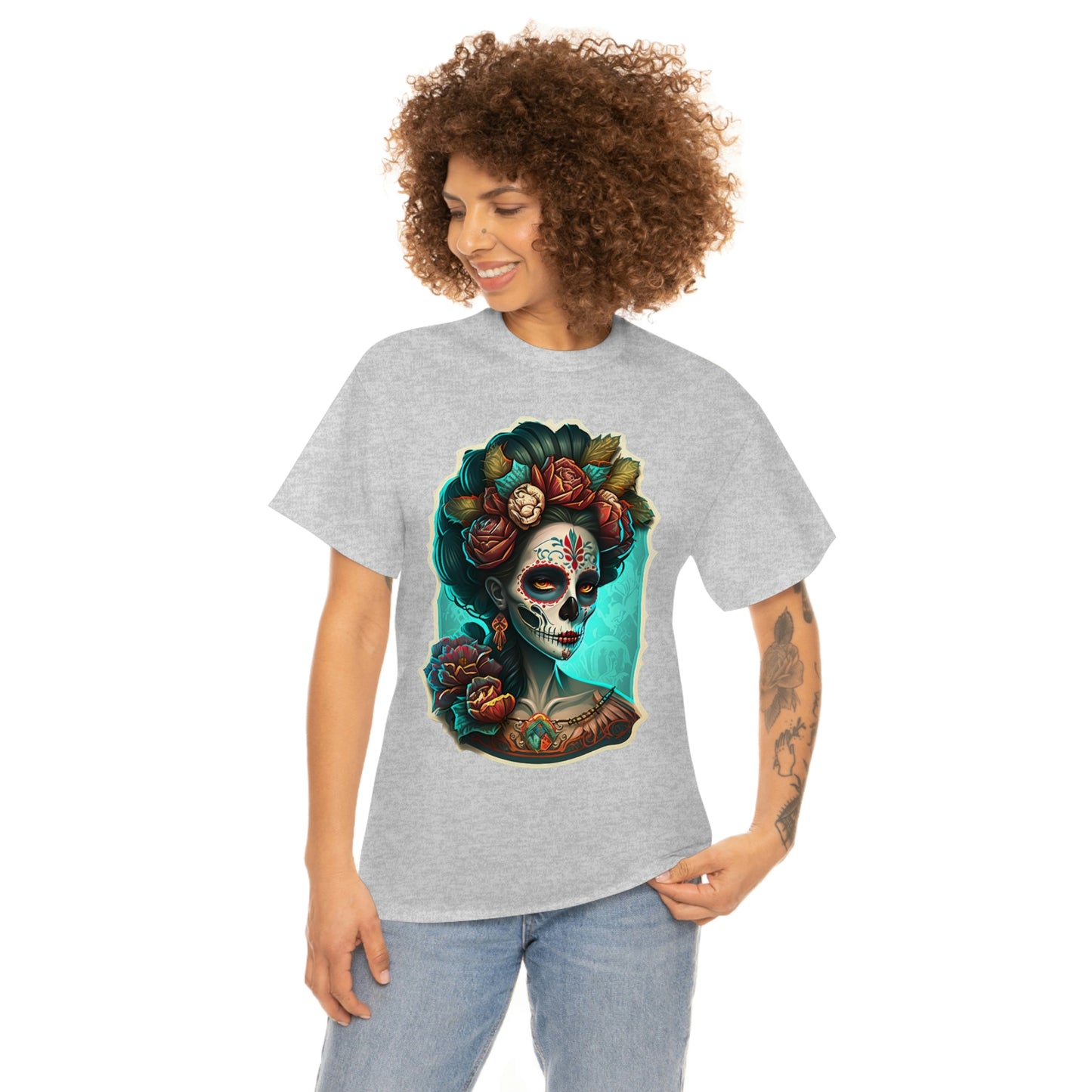 Day Of the Dead - Princess of the Undead - Unisex Heavy Cotton Tee 34028