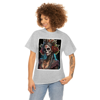 Day Of the Dead - Deadly Lady - Unisex Heavy Cotton Tee 34025