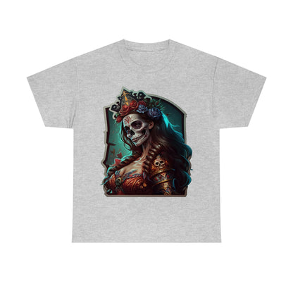 Day Of the Dead - Lady  Maria - Unisex Heavy Cotton Tee 34038