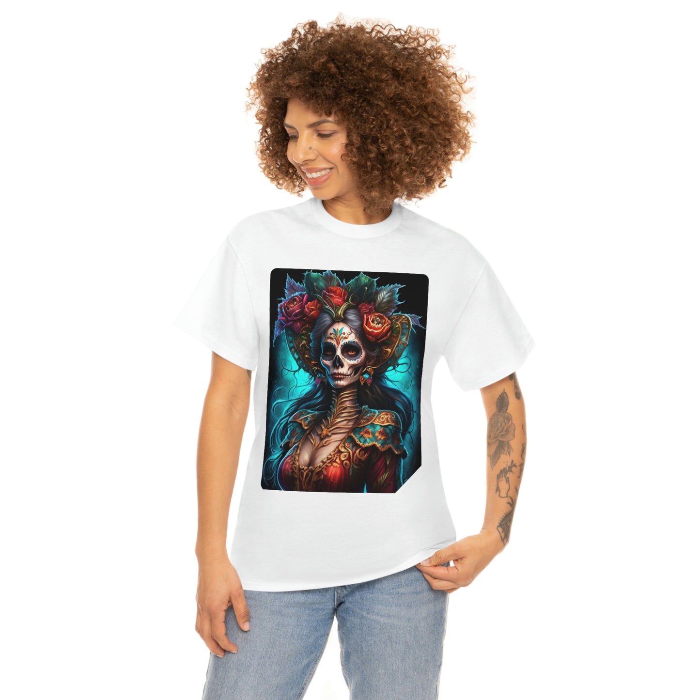 Day Of the Dead - Festivities of the Dead - Unisex Heavy Cotton Tee 34041