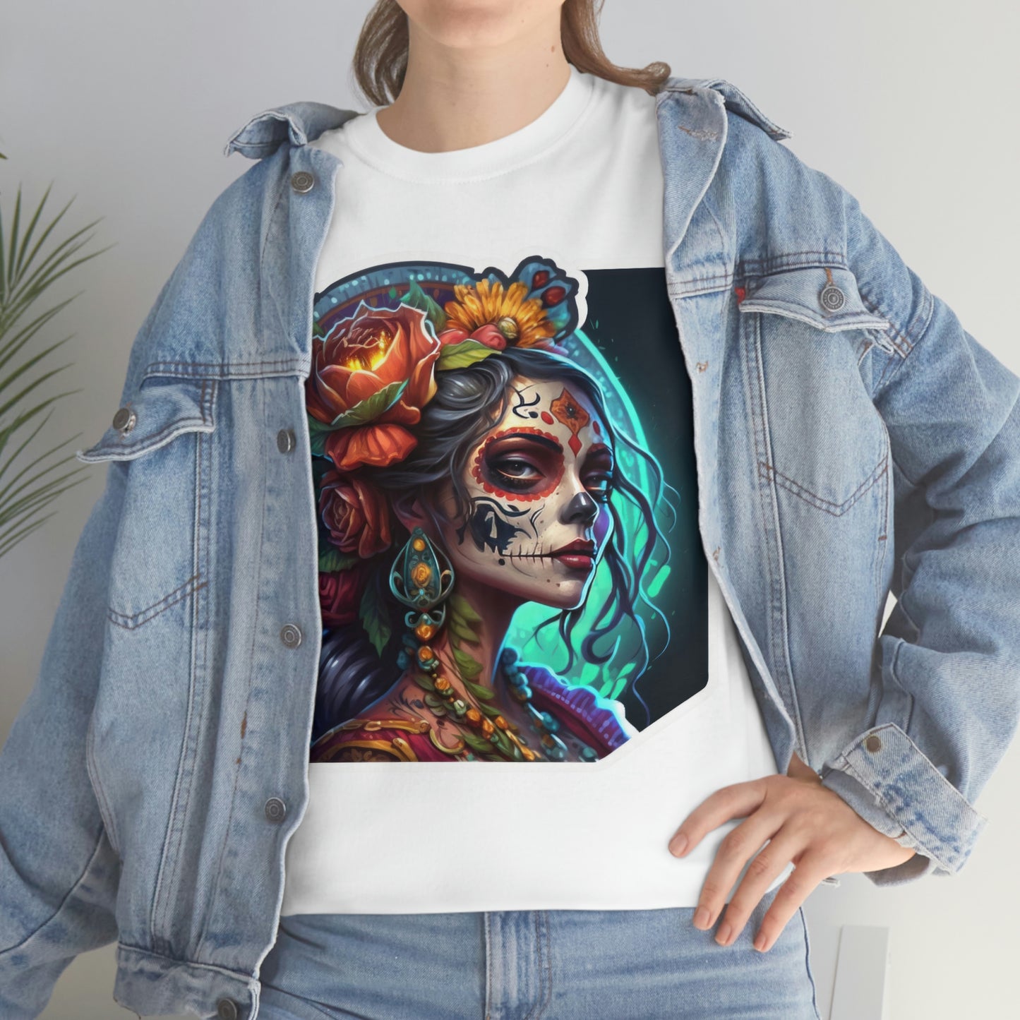 Day Of the Dead - Princess of Virtue - Unisex Heavy Cotton Tee 34036