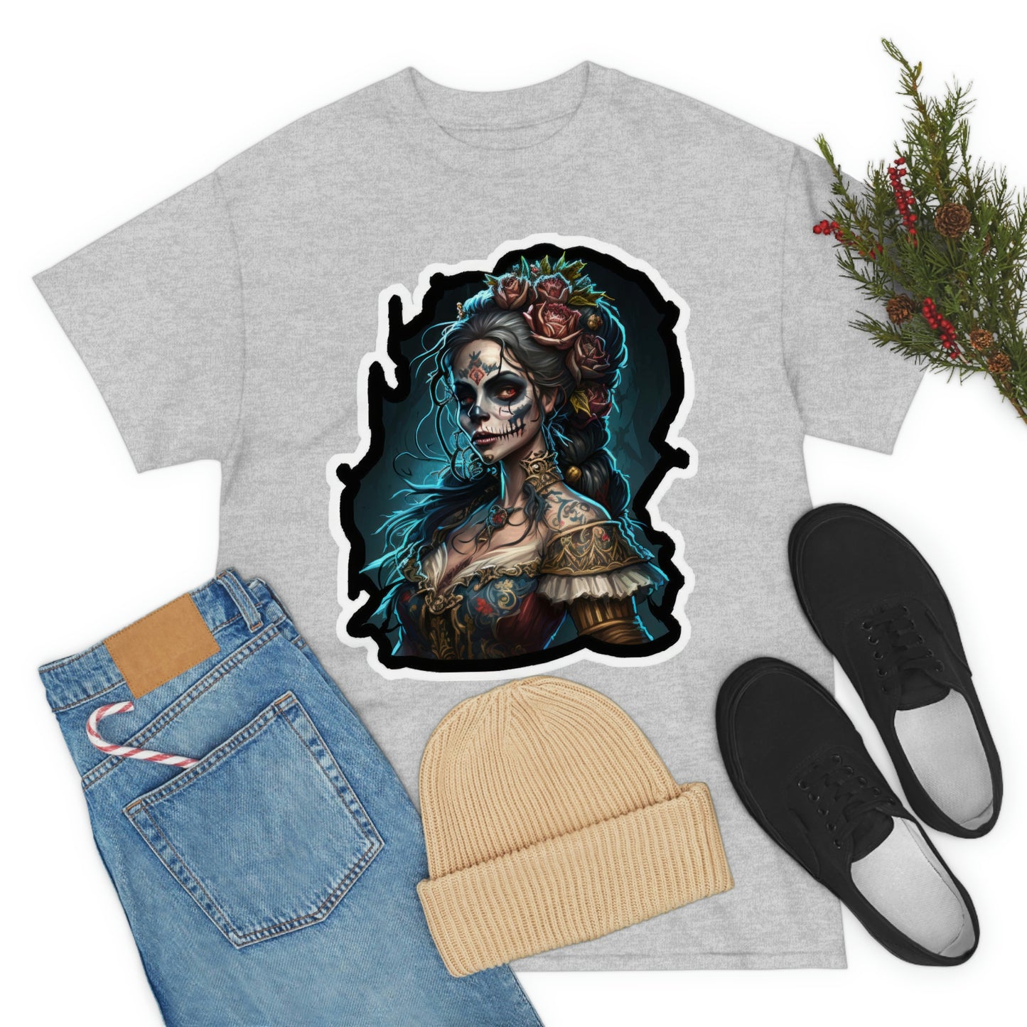 Day Of the Dead - Queen of the Dead - Unisex Heavy Cotton Tee 34026