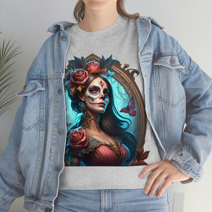 Day Of the Dead - Butterflies - Unisex Heavy Cotton Tee 34043