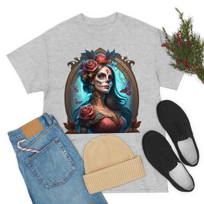 Day Of the Dead - Butterflies - Unisex Heavy Cotton Tee 34043