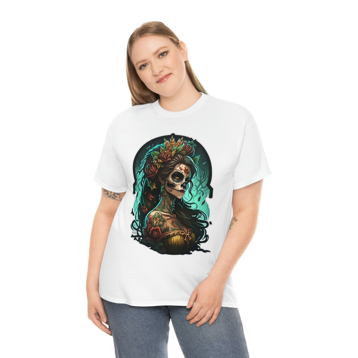 Day Of the Dead - Queen of Death - Unisex Heavy Cotton Tee 34027