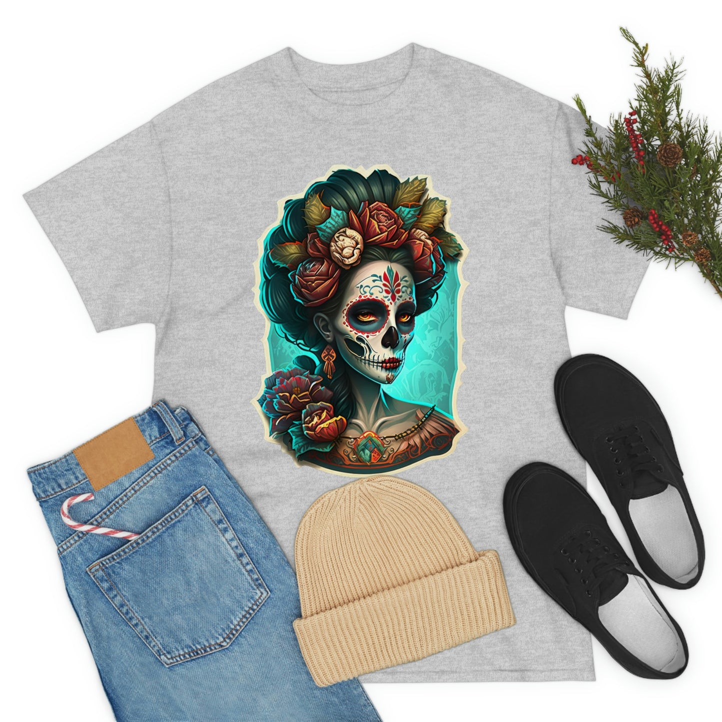 Day Of the Dead - Princess of the Undead - Unisex Heavy Cotton Tee 34028