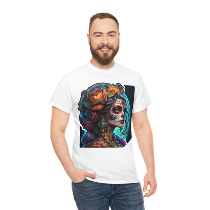 Day Of the Dead - Princess of Virtue - Unisex Heavy Cotton Tee 34036