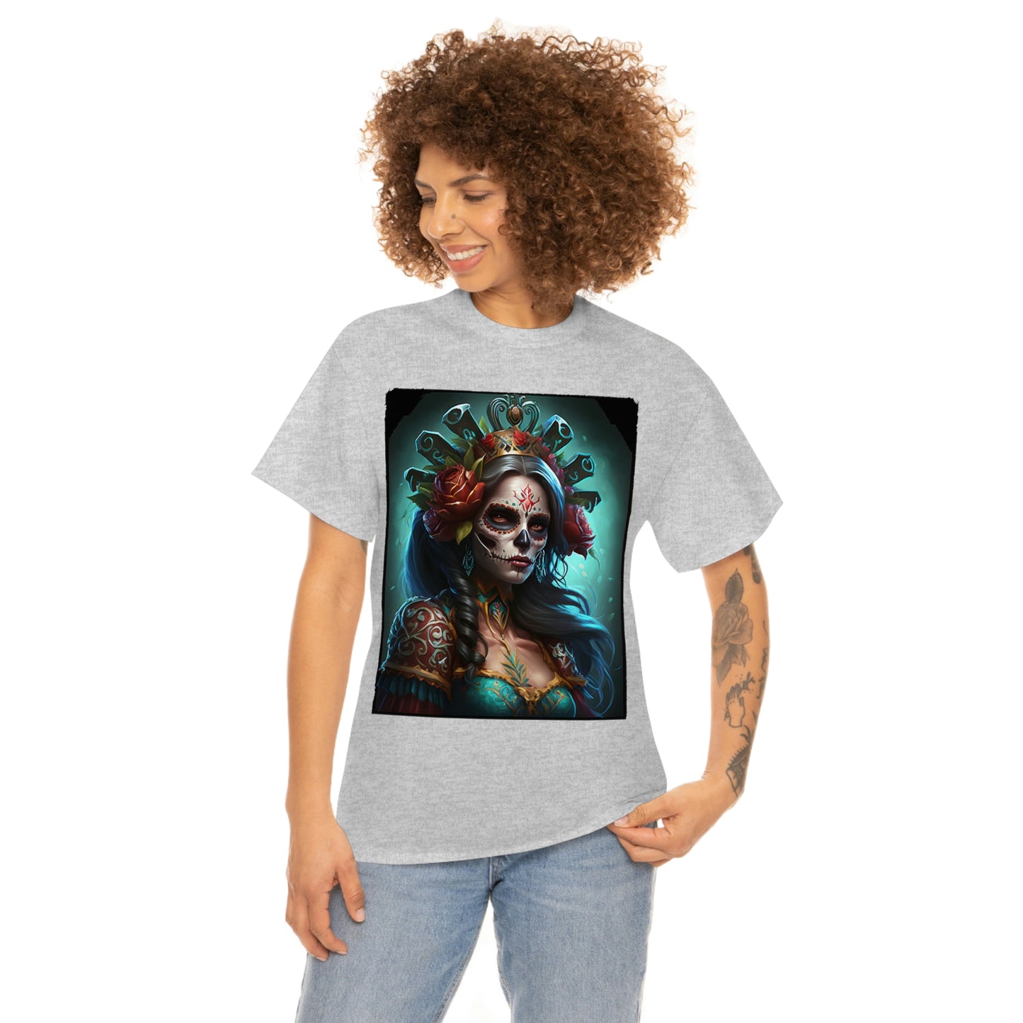 Day Of the Dead - Queen of the Crypt - Unisex Heavy Cotton Tee 34021