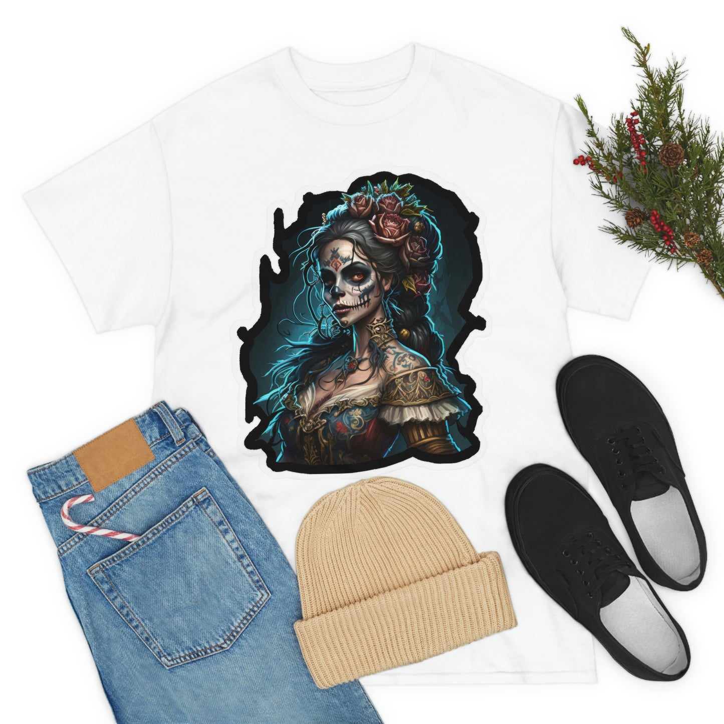 Day Of the Dead - Queen of the Dead - Unisex Heavy Cotton Tee 34026