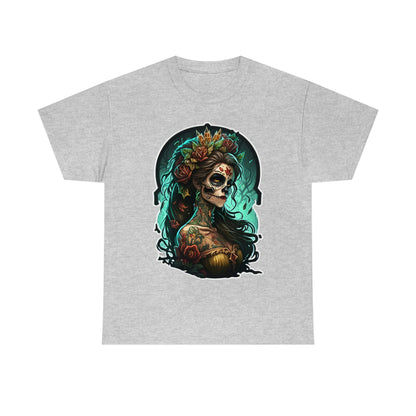 Day Of the Dead - Queen of Death - Unisex Heavy Cotton Tee 34027